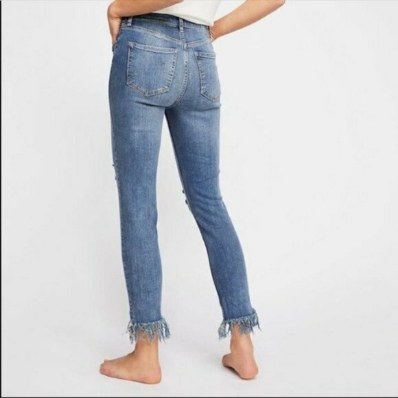 Free People Great Heights Distressed Skinny Jeans - Picture 4 of 8